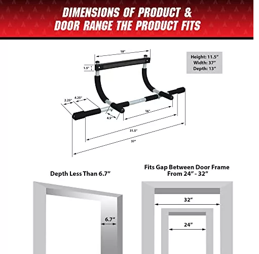 Barra De Dominadas Ajustable